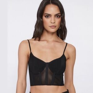 Bardot
Mesh Corset Bustier
